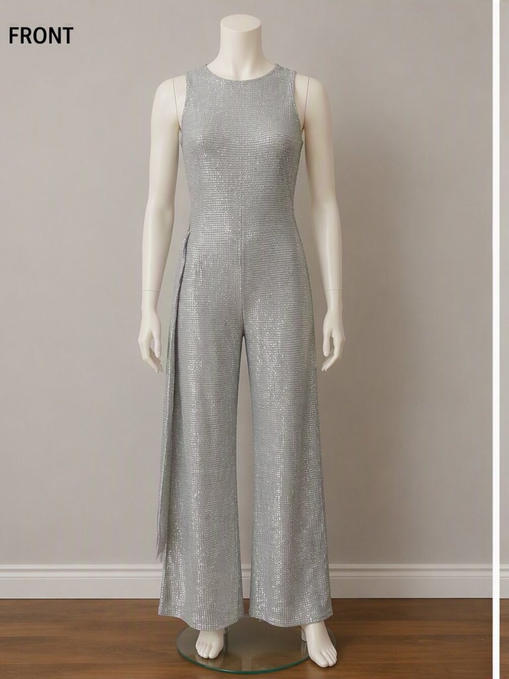 Silver Sparkle Jumpsuit